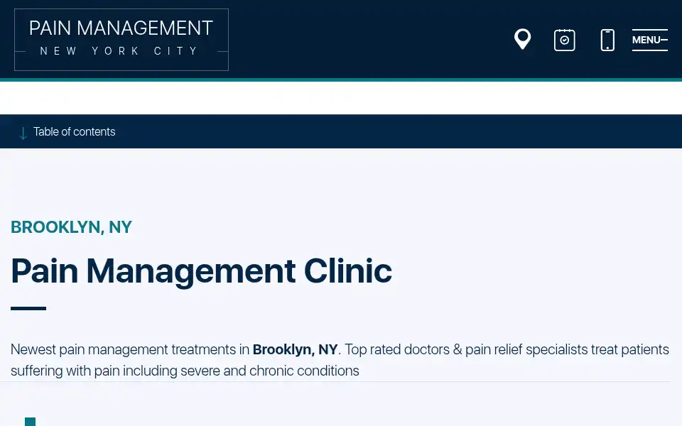 Screenshot of painmanagementnyc.com