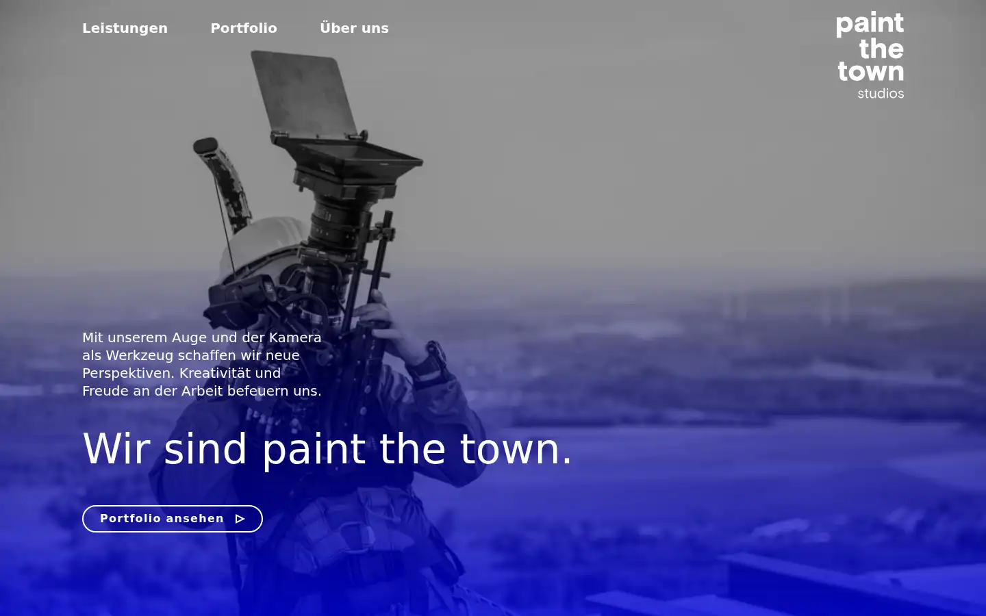 Screenshot of paintthetown.de