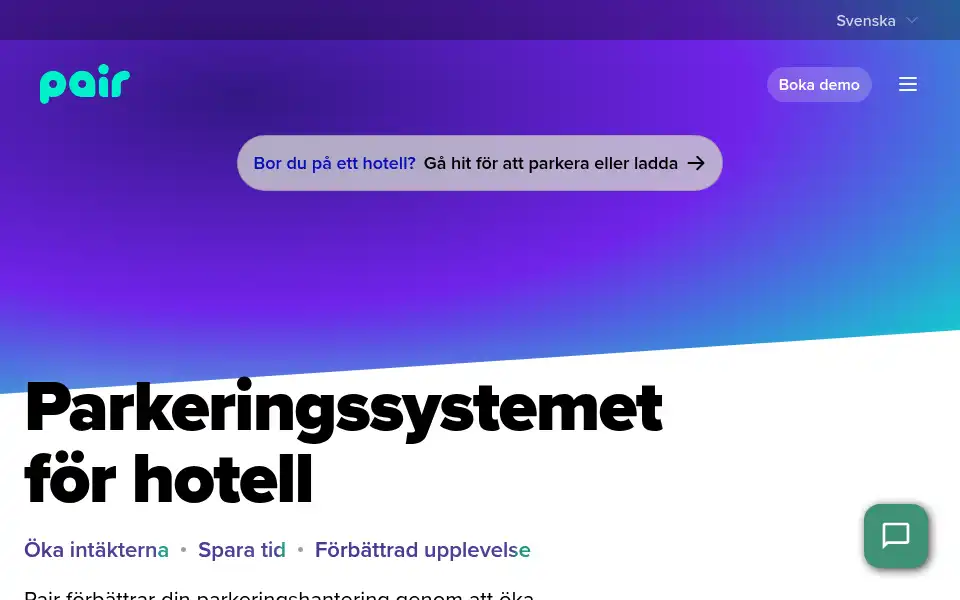 Screenshot of pair.se