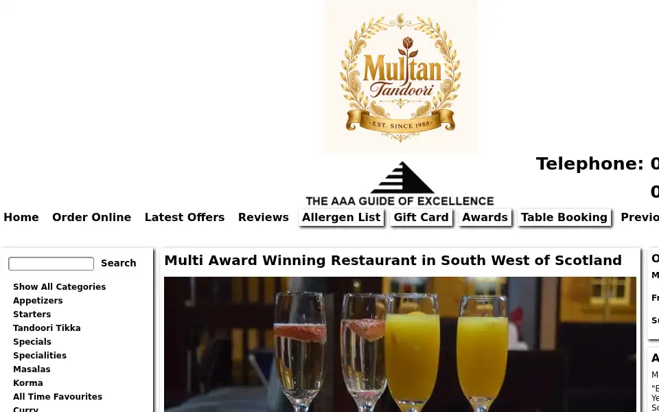 Screenshot of paisleymultan.co.uk
