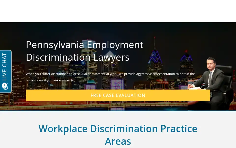 Screenshot of pajobattorney.com