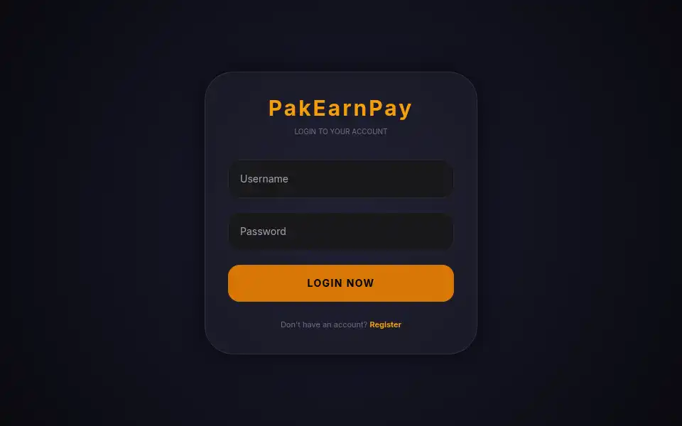 Screenshot of pakearnpay.com