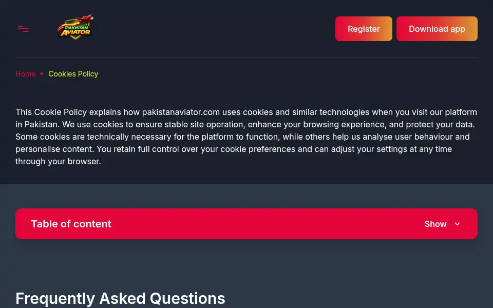 Screenshot of pakistanaviator.com