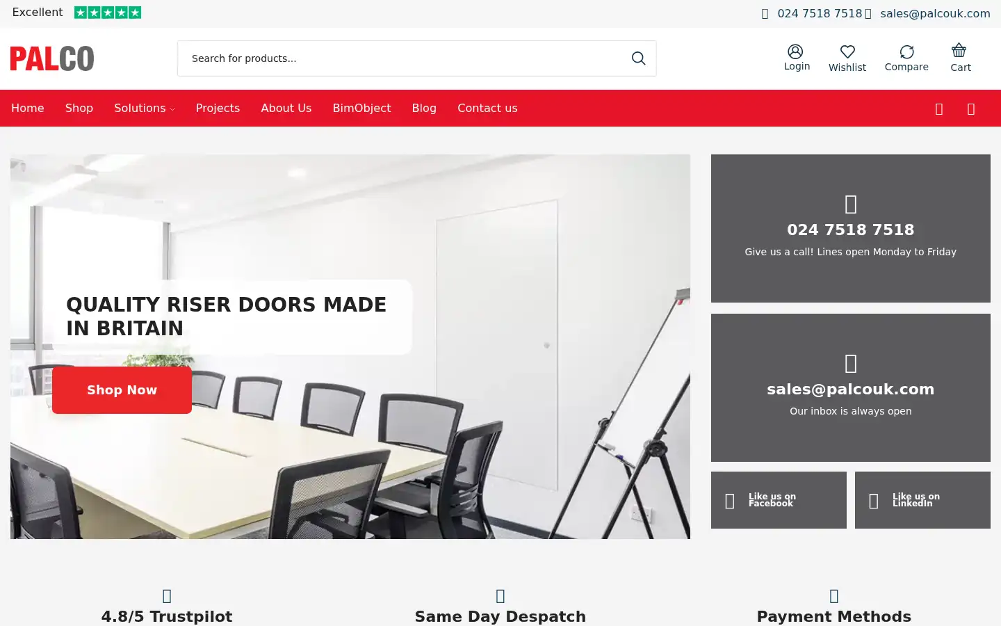 Screenshot of palcouk.com