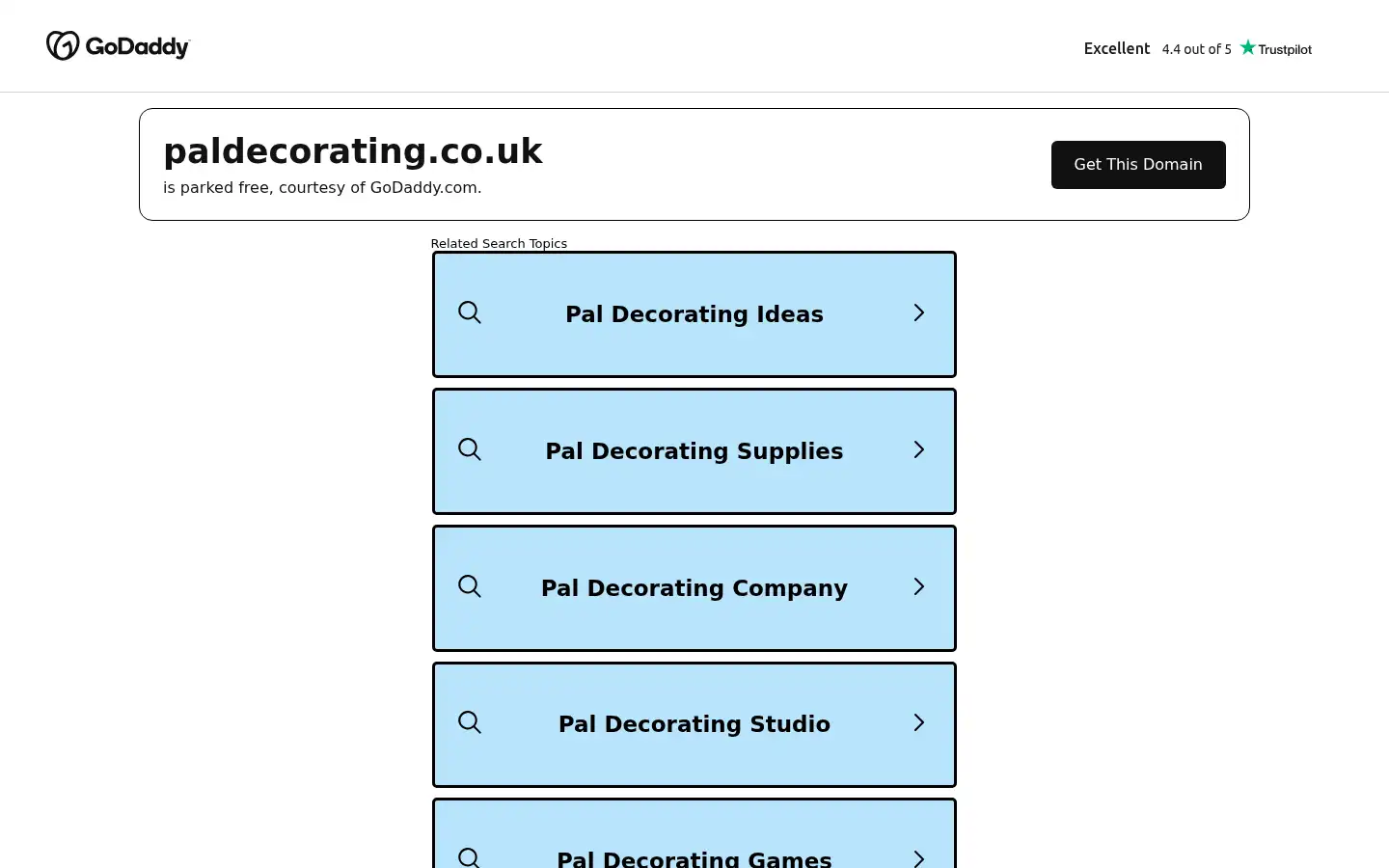 Screenshot of paldecorating.co.uk