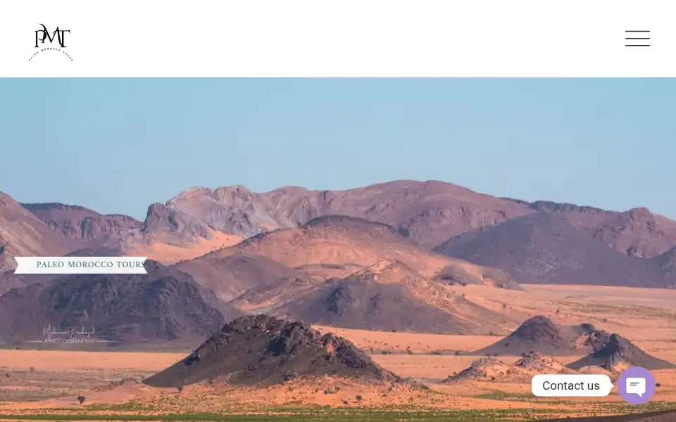 Screenshot of paleomoroccotours.com