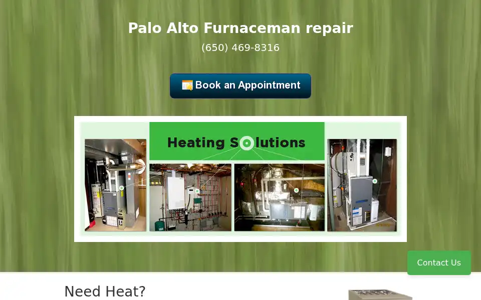 Screenshot of palo-alto-furnaceman.com