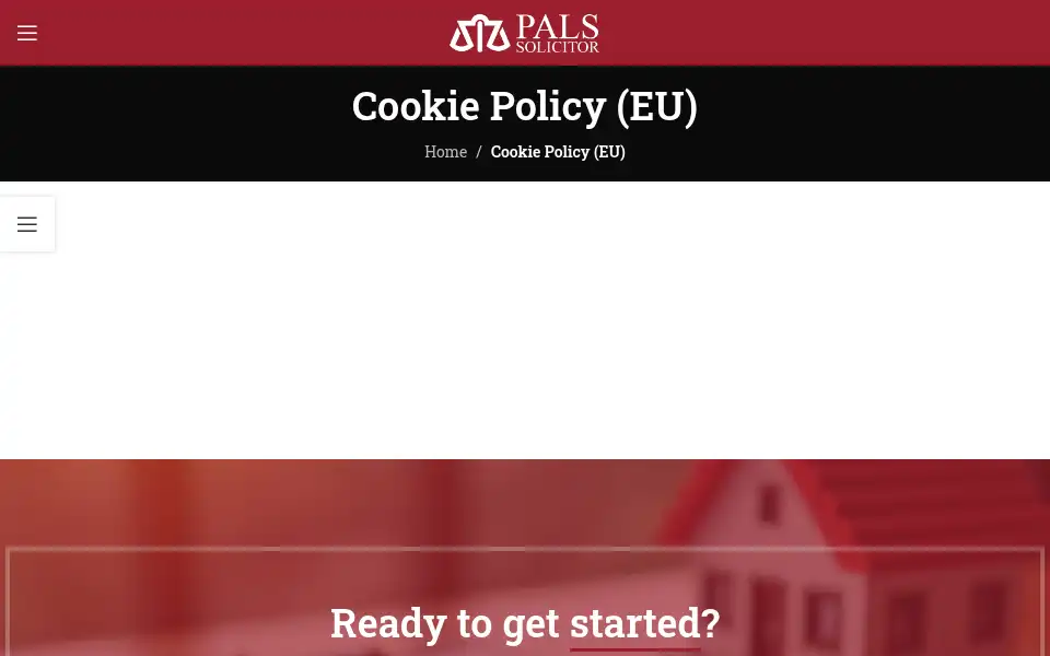 Screenshot of palsolicitor.com