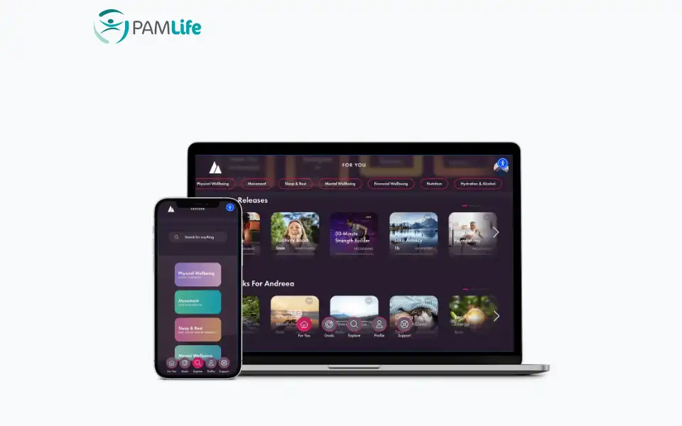 Screenshot of pamlife.co.uk