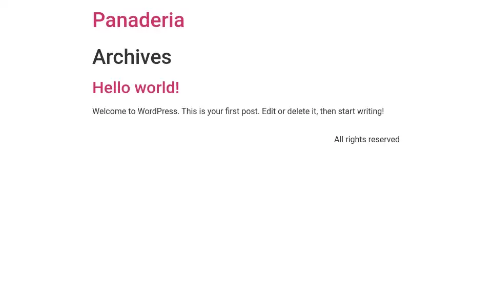 Screenshot of panaderiacero.com