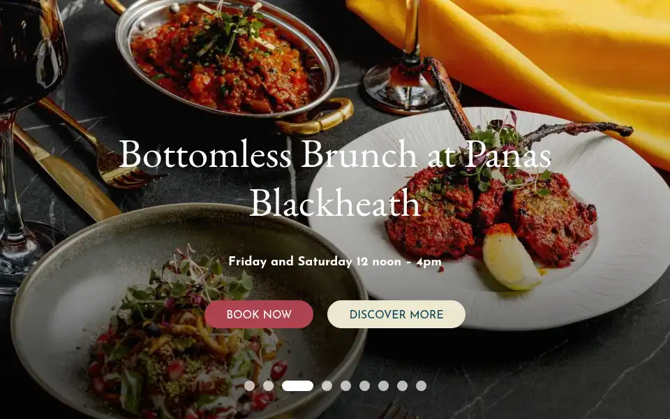 Screenshot of panasrestaurant.com