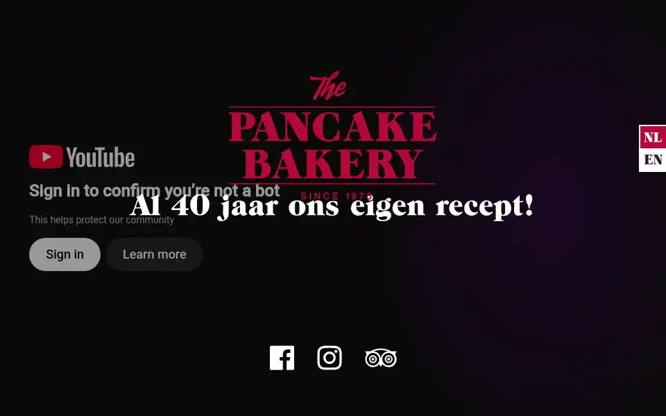 Screenshot of pancake.nl