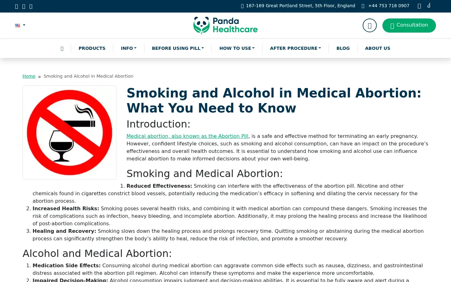 Screenshot of panda.healthcare