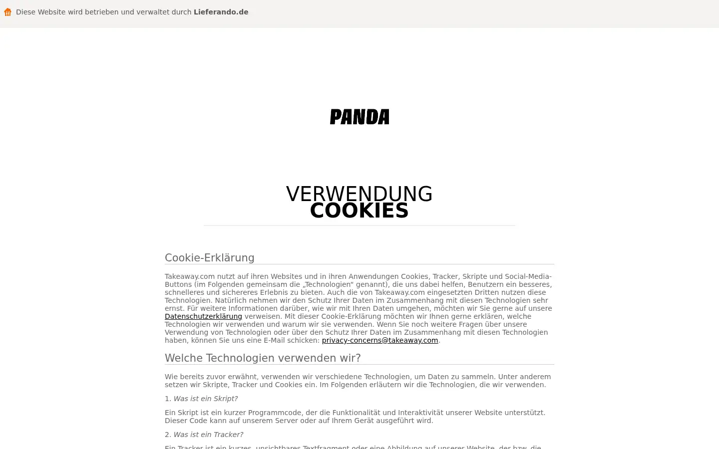 Screenshot of pandaasiakueche-boeblingen.de