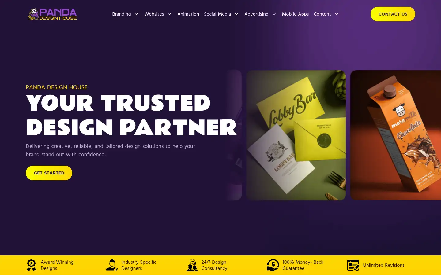 Screenshot of pandadesignhouse.com