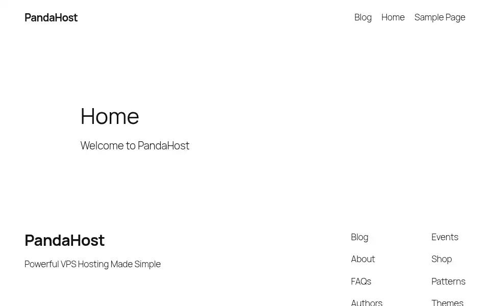 Screenshot of pandahost.co.uk