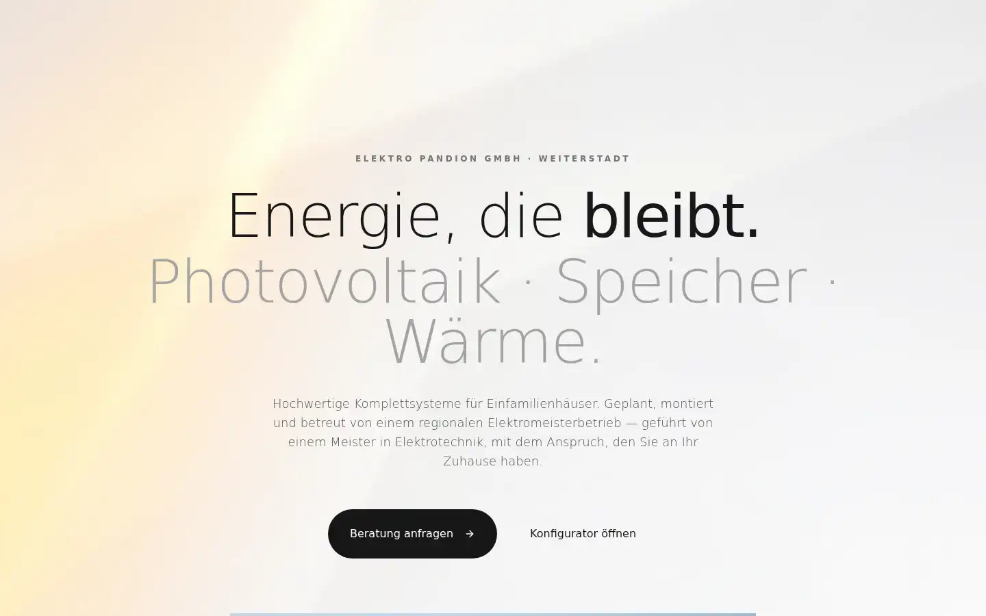 Screenshot of pandion-elektro.de
