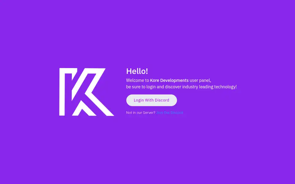 Screenshot of panel.mckore.com