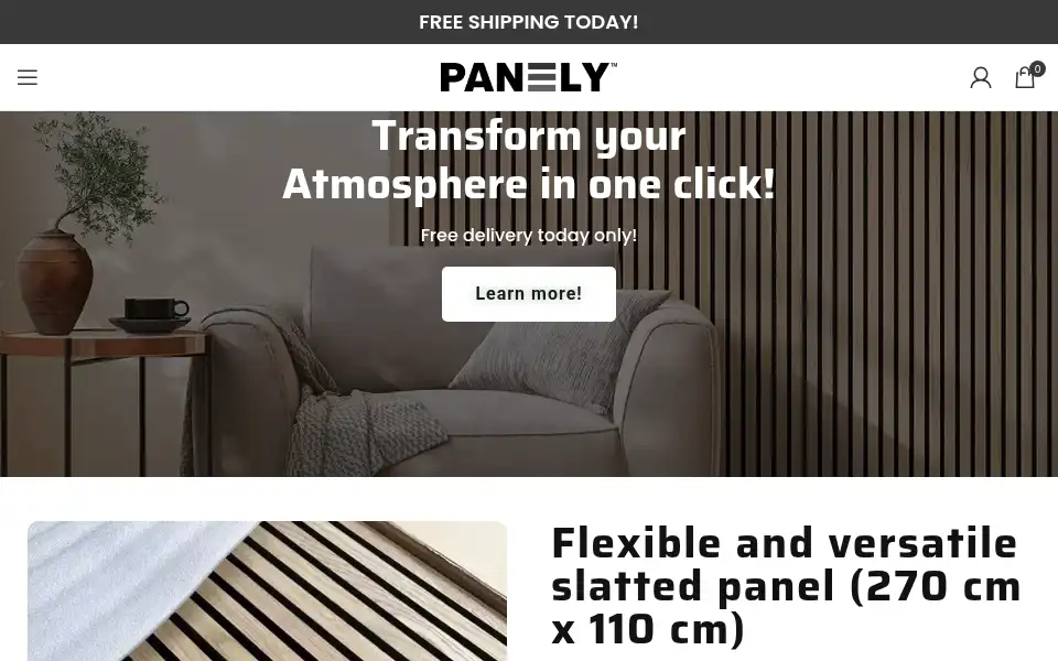 Screenshot of panellyshop.store