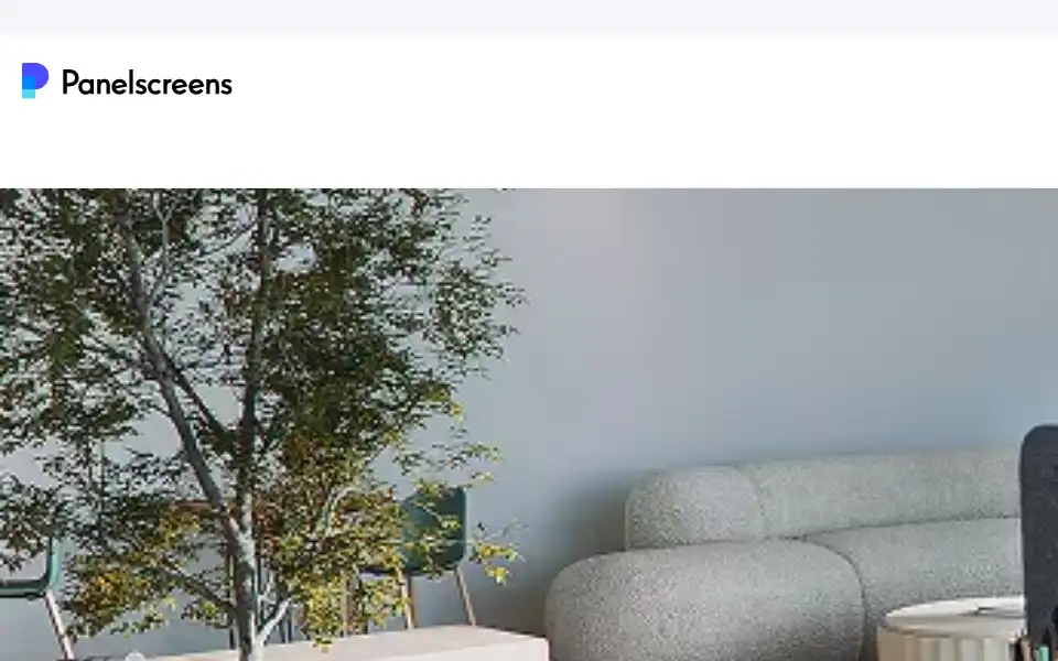 Screenshot of panelscreens.co.uk