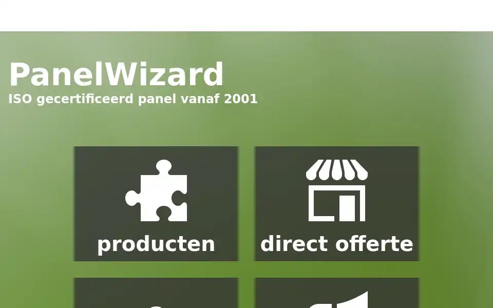 Screenshot of panelwizard.com