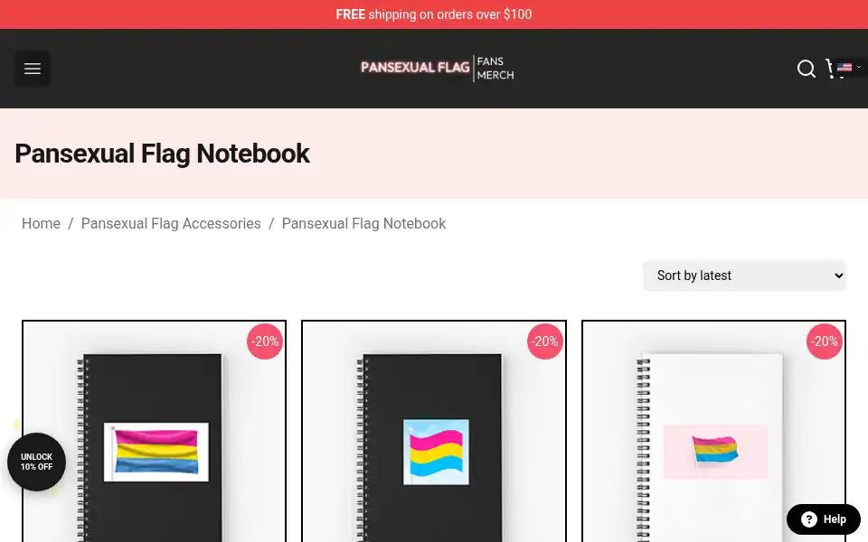 Screenshot of panflag.com