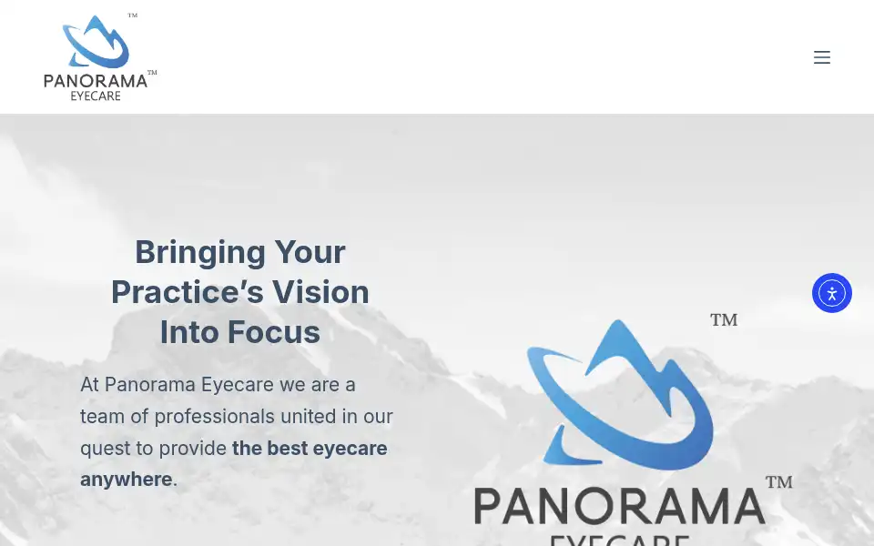 Screenshot of panoramaeyecare.com