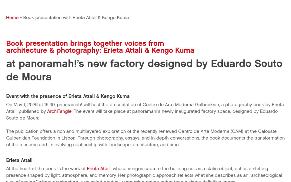 Screenshot of panoramah.com