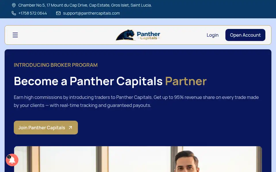 Screenshot of panthercapitals.com
