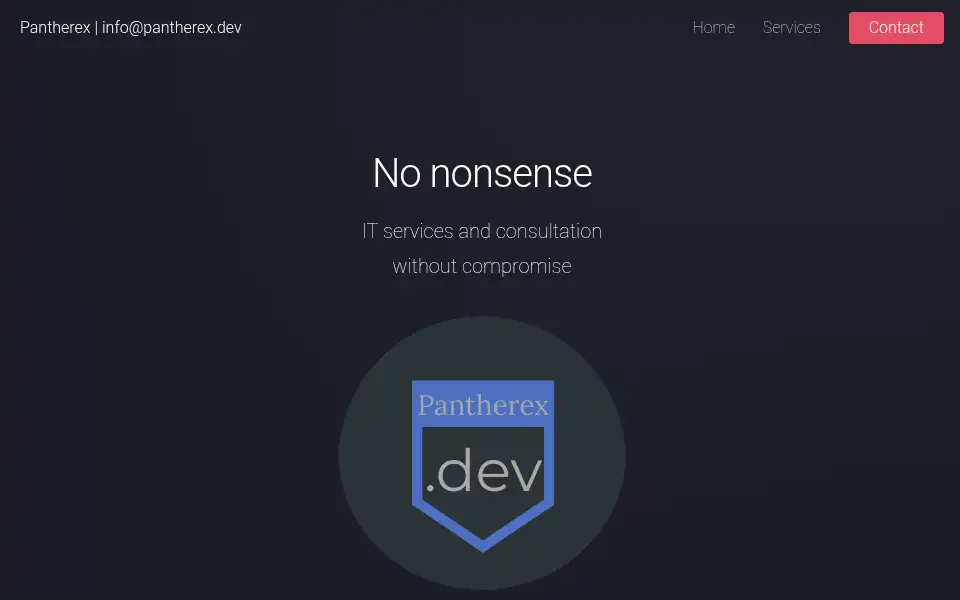Screenshot of pantherex.dev