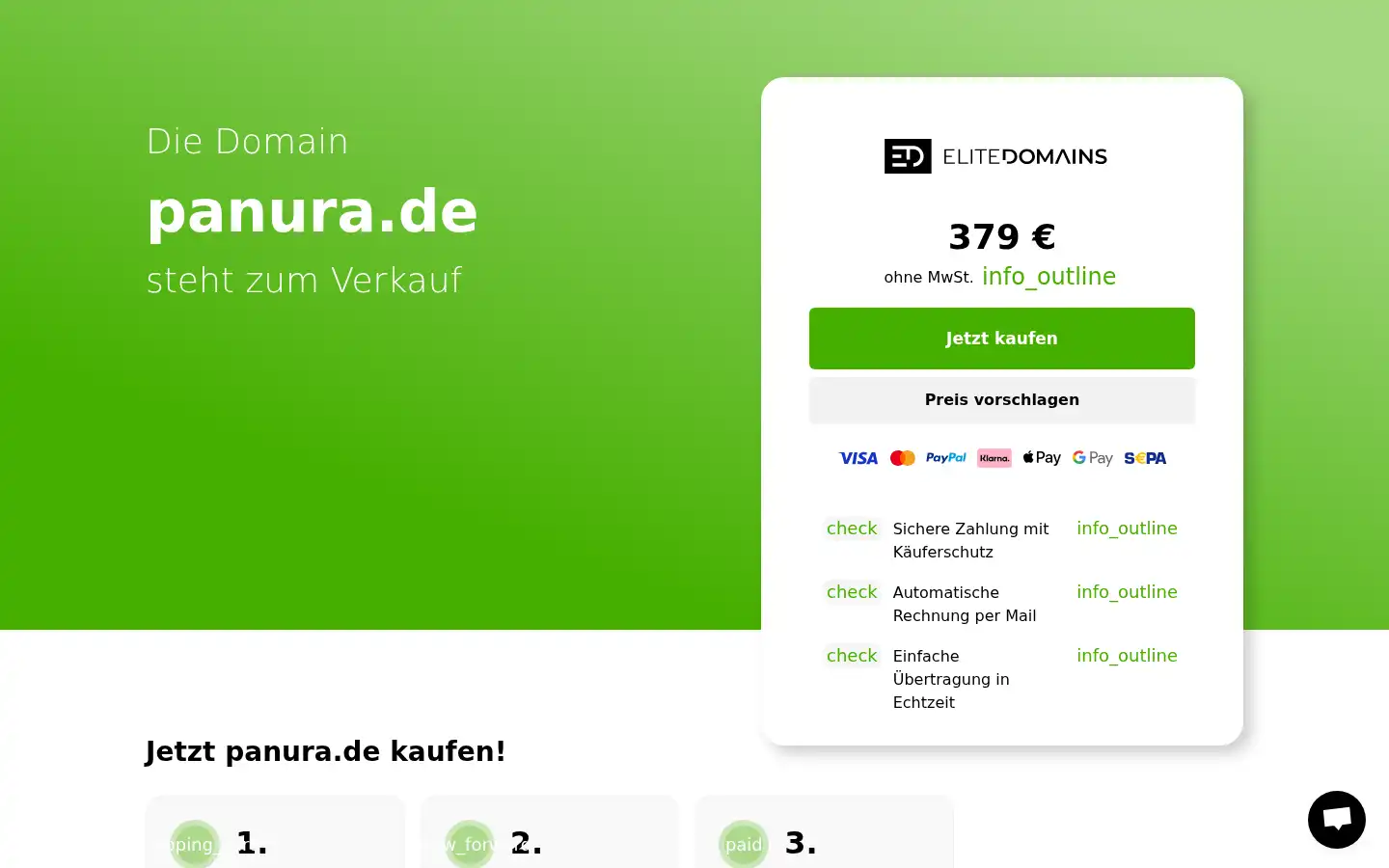 Screenshot of panura.de