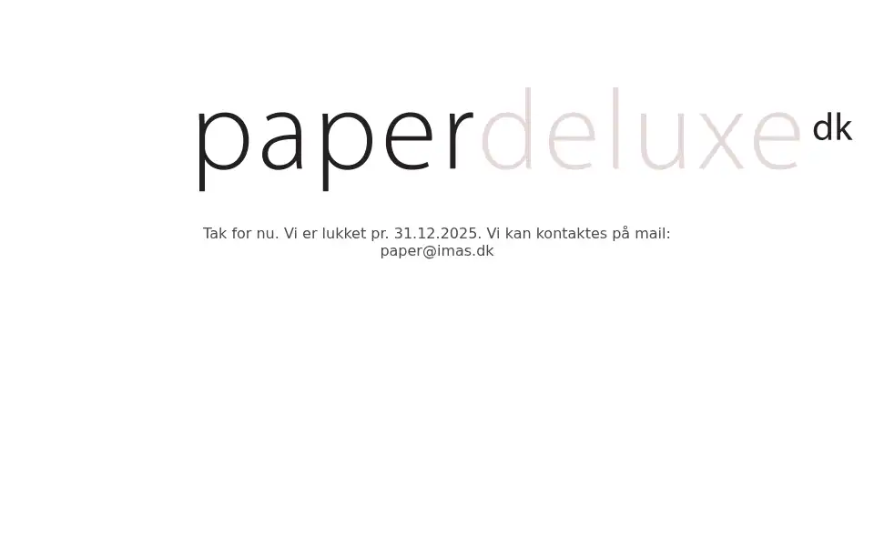 Screenshot of paperdeluxe.dk
