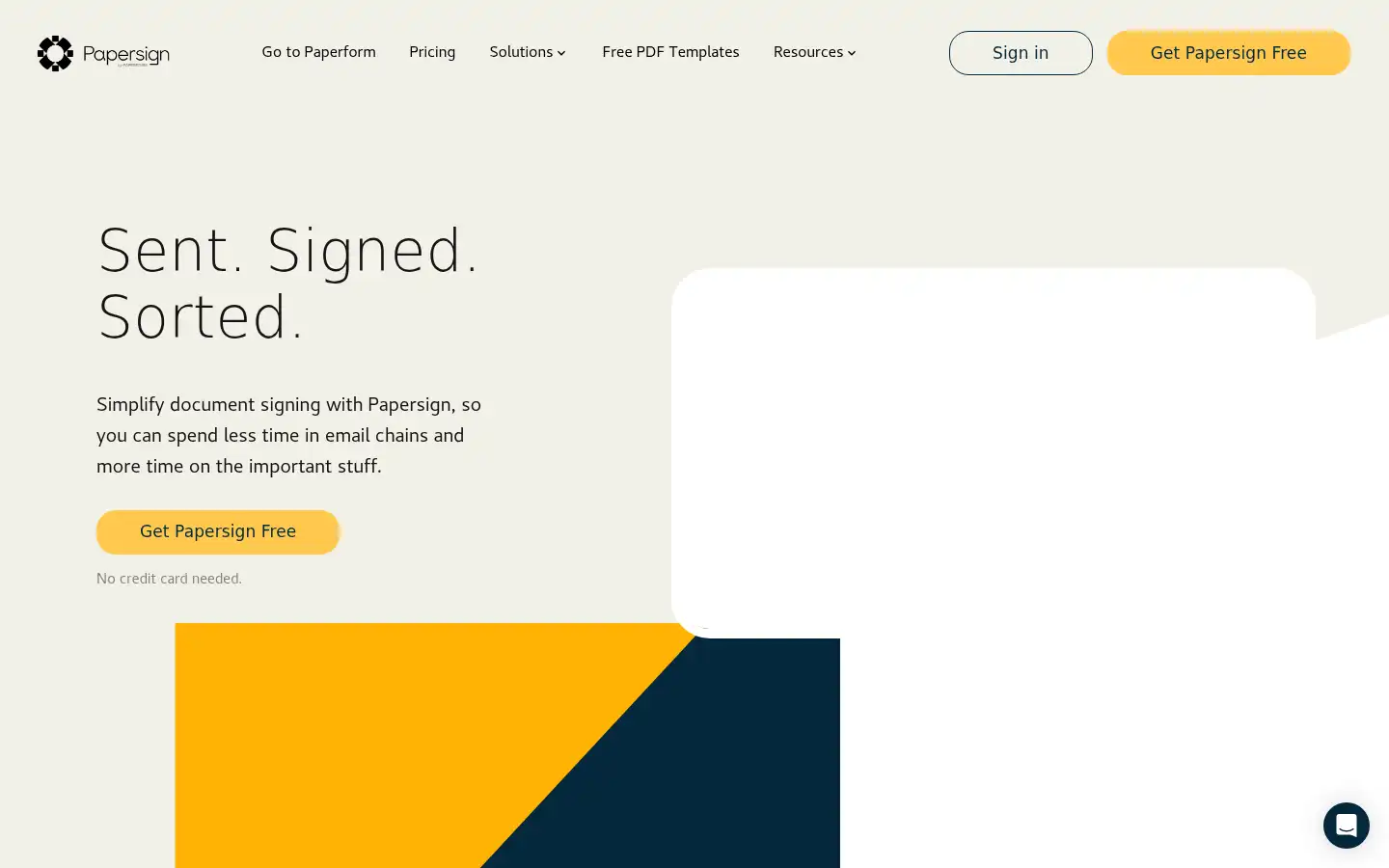 Screenshot of paperform.co
