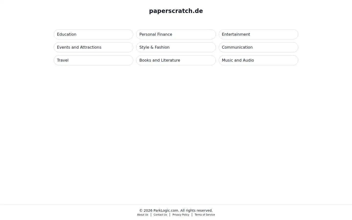 Screenshot of paperscratch.de