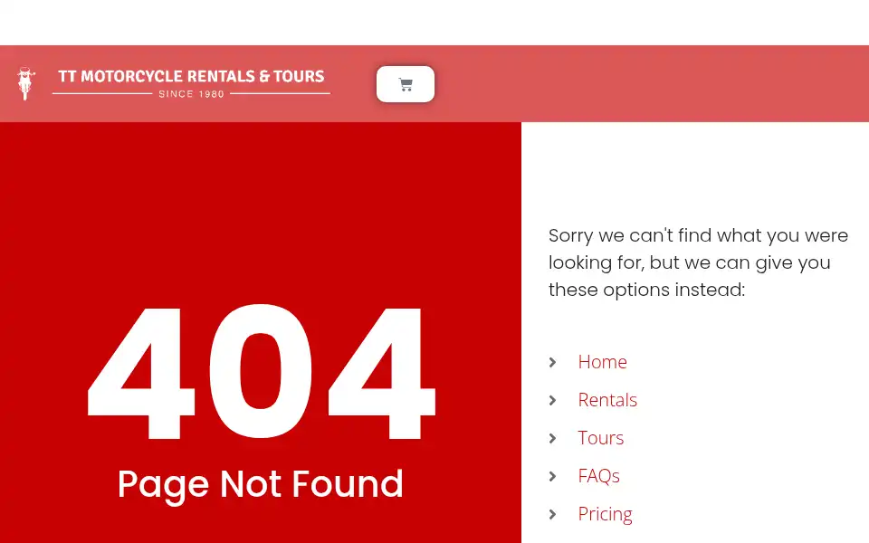 Screenshot of paphosmotorcyclerentals.com.cy