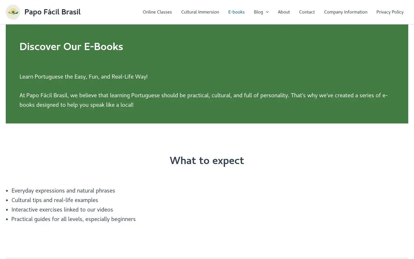 Screenshot of papofacilbrasil.com
