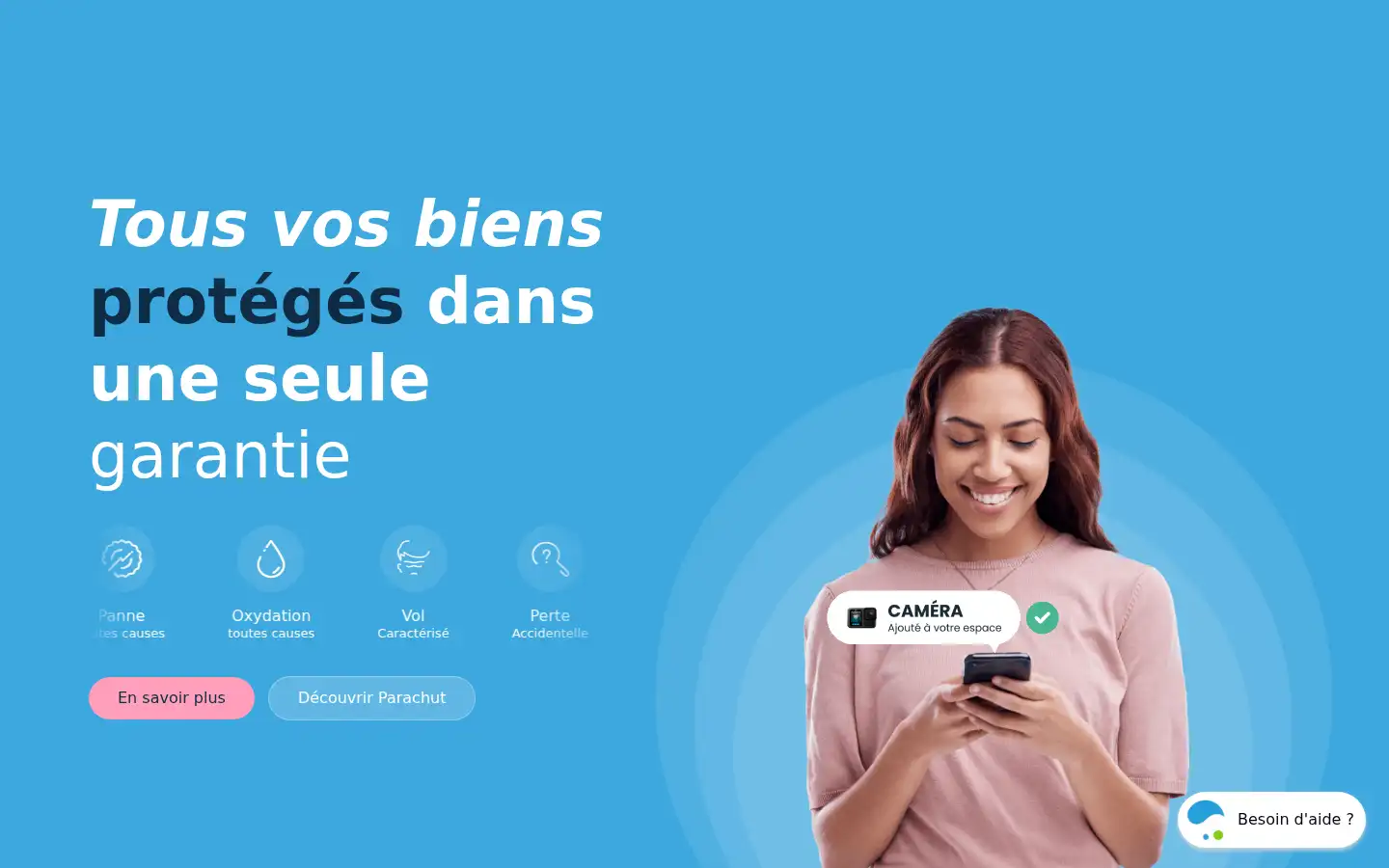Screenshot of parachut.com