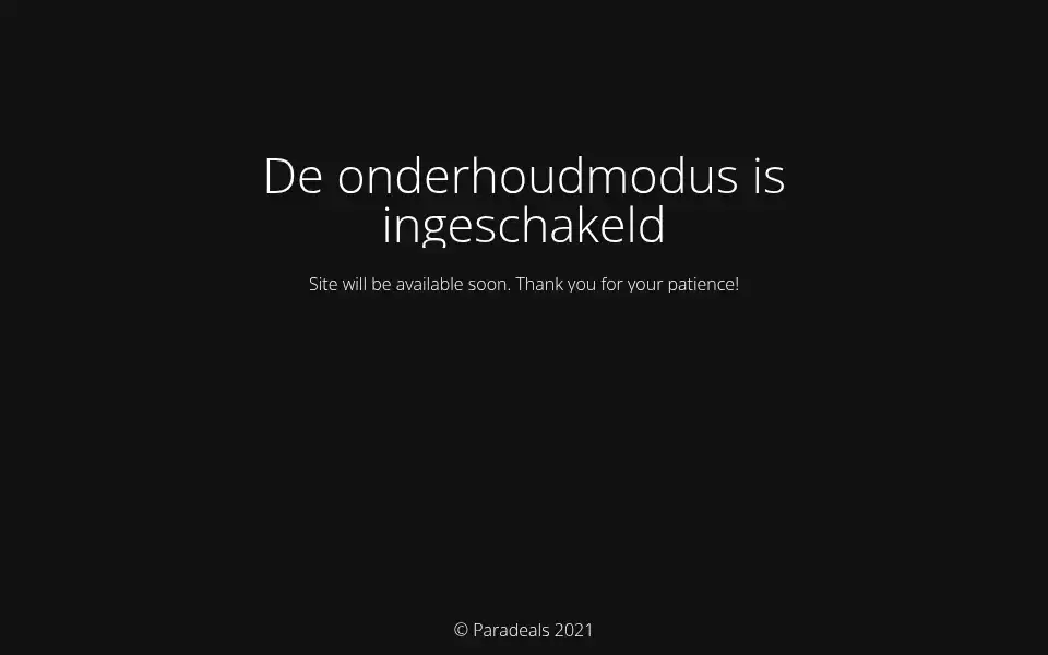 Screenshot of paradeals.nl