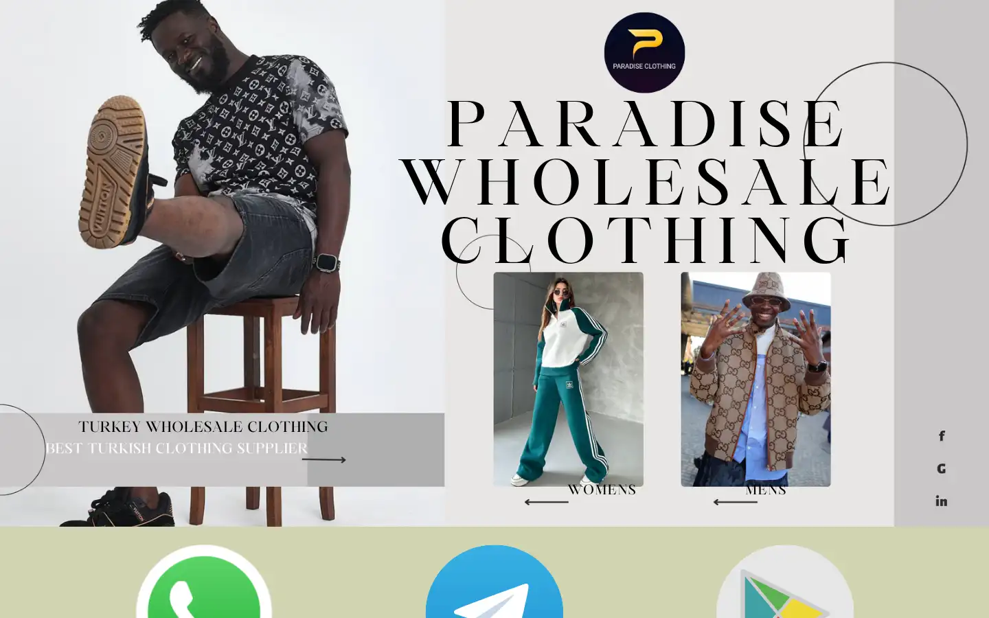 Screenshot of paradisewholesaler.com