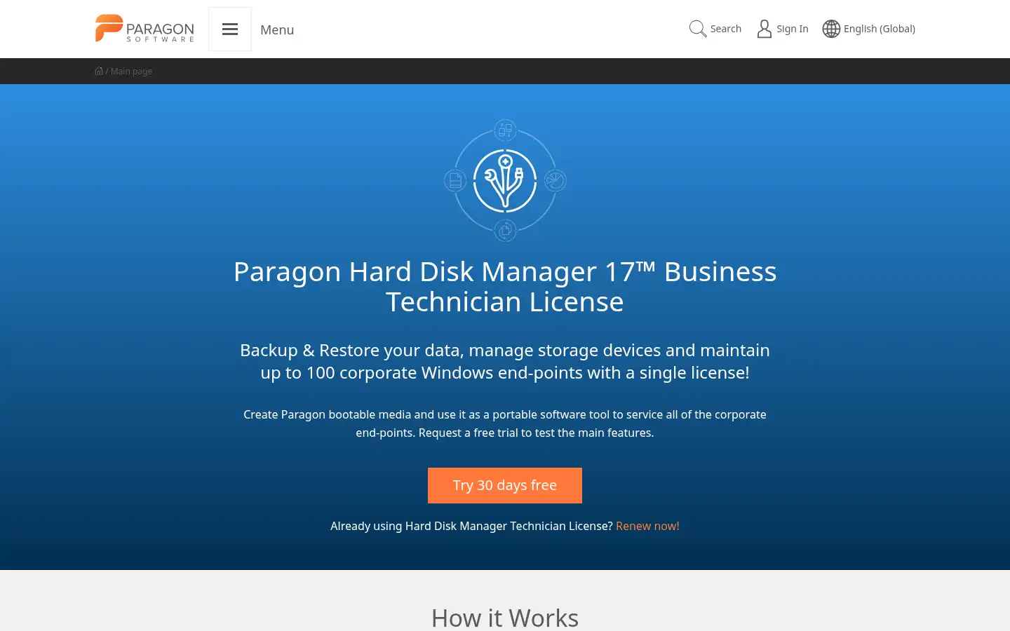 Screenshot of paragon-software.com
