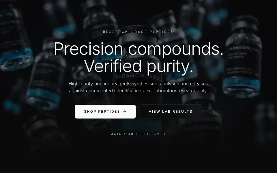 Screenshot of paragonlabs.io