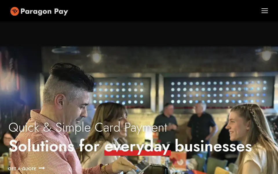 Screenshot of paragonpays.co.uk