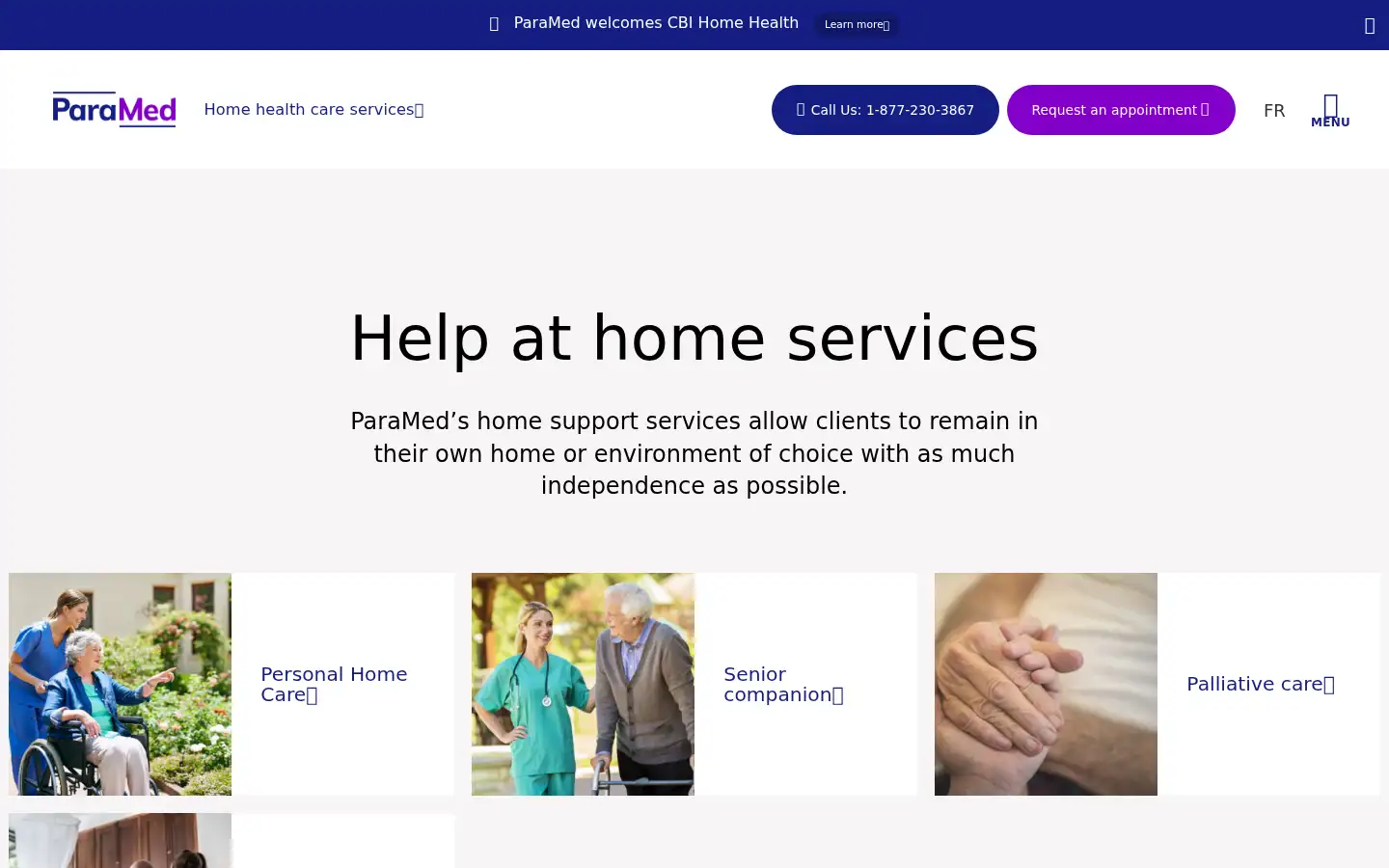 Screenshot of paramed.com