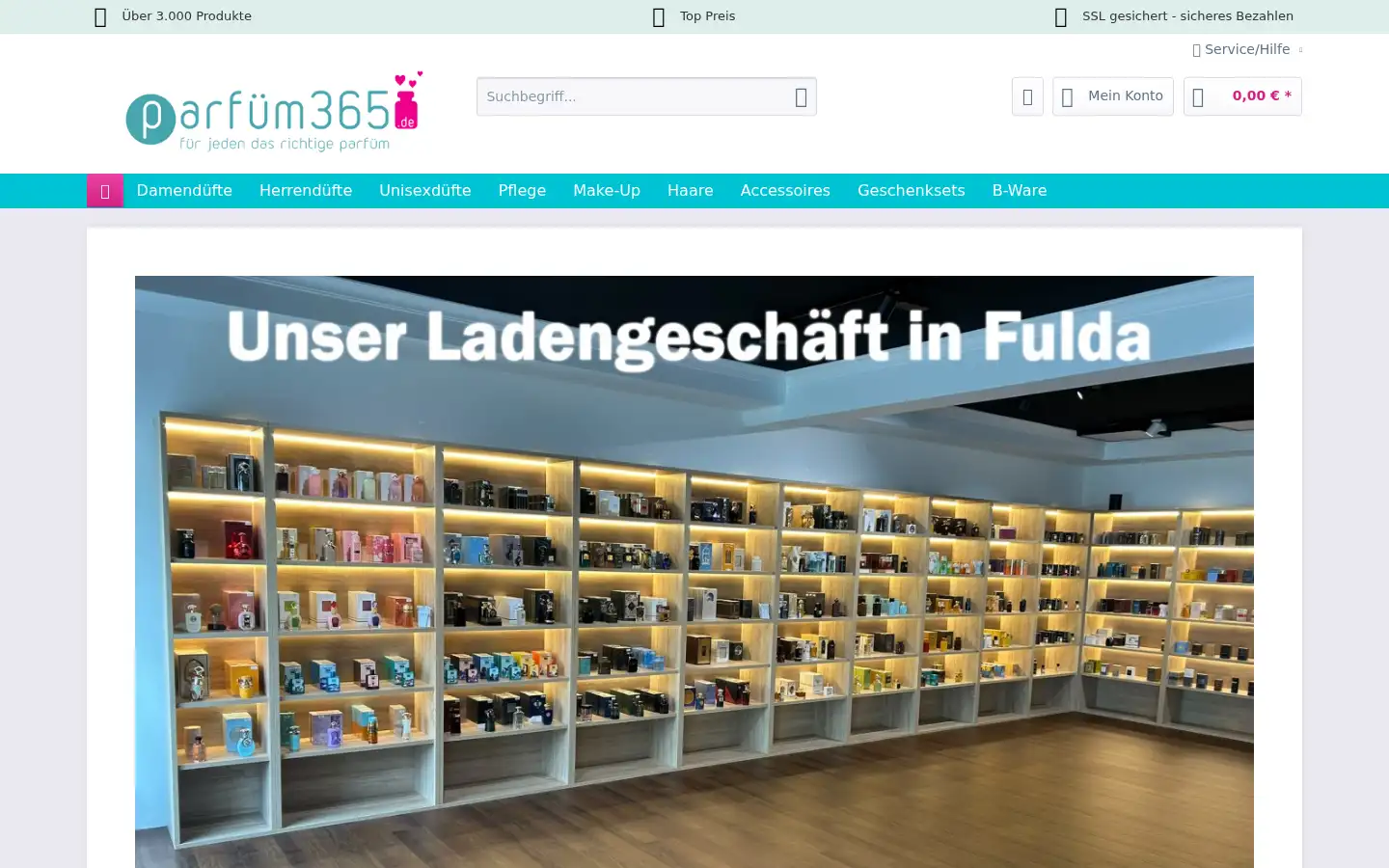 Screenshot of parfuem365.de
