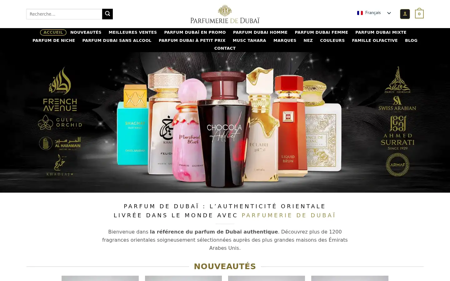 Screenshot of parfumerie-de-dubai.com