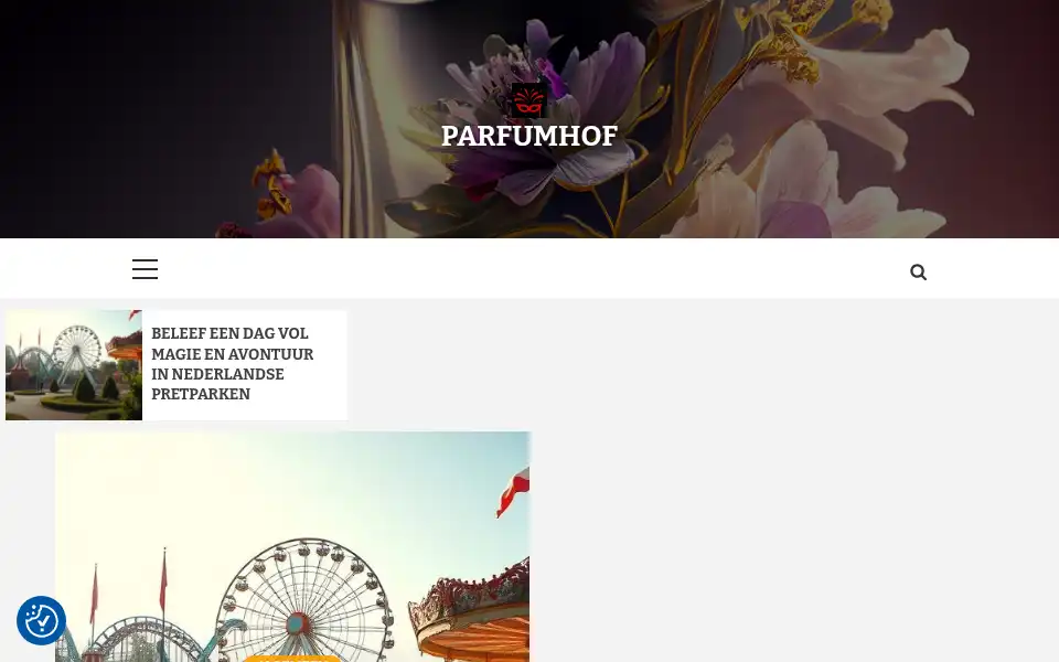 Screenshot of parfumhof.nl