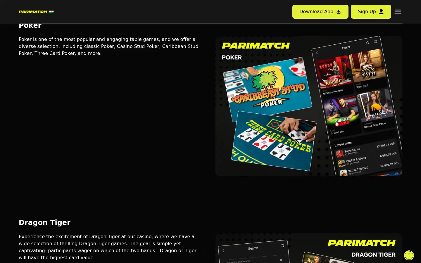 Screenshot of pari-bet.org.in