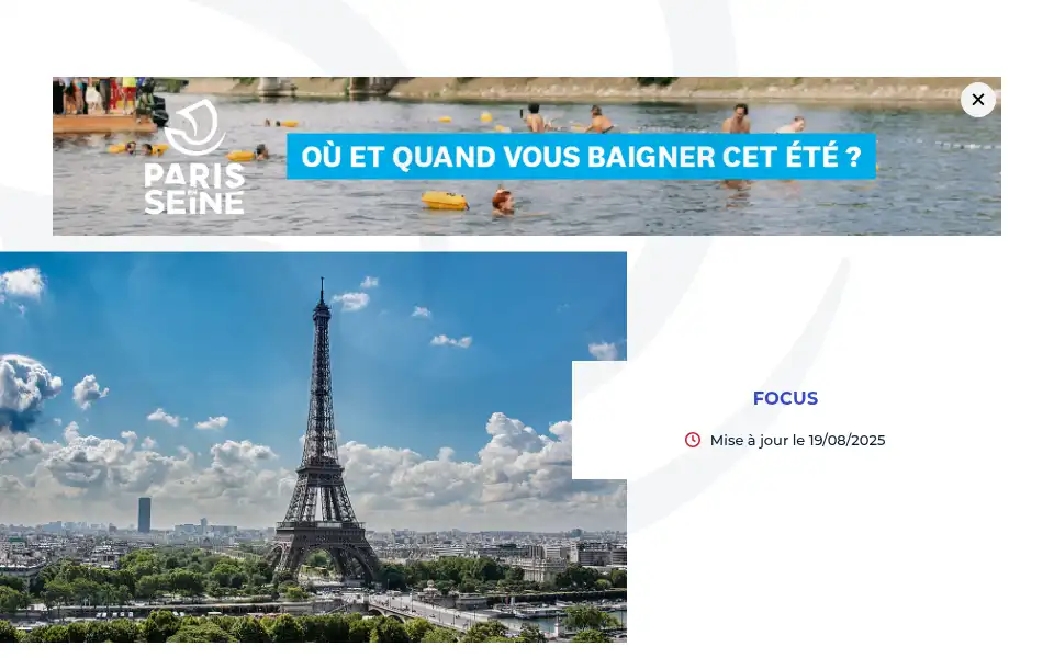 Screenshot of paris.fr