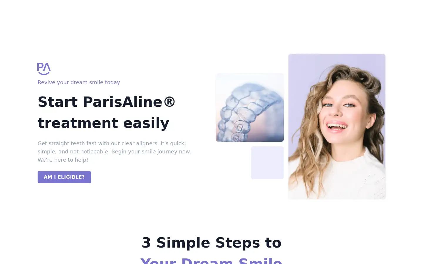 Screenshot of parisaline.com