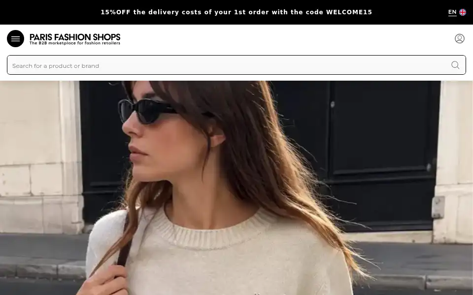 Screenshot of parisfashionshops.com